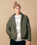 リバーシブル ナイロン ボア フリース ジャケット BLUE STANDARD ブルースタンダード