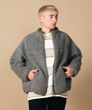 リバーシブル ナイロン ボア フリース ジャケット BLUE STANDARD ブルースタンダード