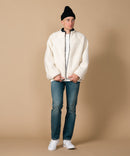 リバーシブル ナイロン ボア フリース ジャケット BLUE STANDARD ブルースタンダード