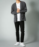 【極伸暖】裏起毛 スーパー ストレッチ 裏起毛 スリム テーパード パンツ 暖パンツ 冬パンツ 美脚パンツ BLUE STANDARD ブルースタンダード