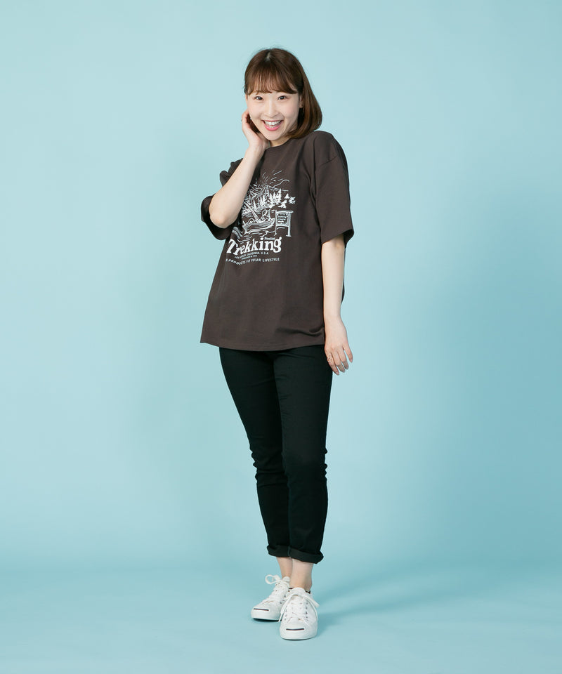 USA コットン プリント Tシャツ OUTDOOR PRODUCTS アウトドアプロダクツ