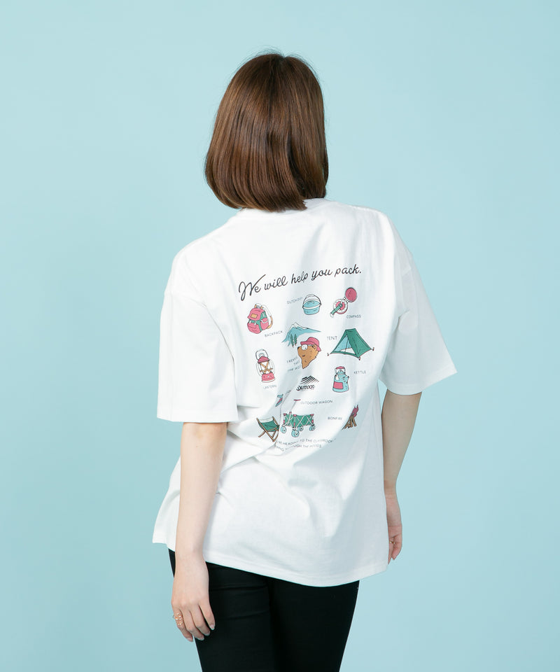 USA コットン プリント Tシャツ OUTDOOR PRODUCTS アウトドアプロダクツ