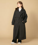 アレンジ カラー ロング トレンチコート C-FORT POINT キレイめ 大人 オシャレ