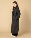 アレンジ カラー ロング トレンチコート C-FORT POINT キレイめ 大人 オシャレ