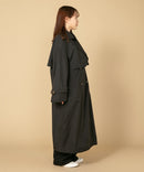 アレンジ カラー ロング トレンチコート C-FORT POINT キレイめ 大人 オシャレ