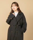 アレンジ カラー ロング トレンチコート C-FORT POINT キレイめ 大人 オシャレ