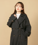 アレンジ カラー ロング トレンチコート C-FORT POINT キレイめ 大人 オシャレ