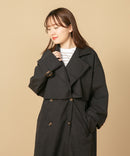 アレンジ カラー ロング トレンチコート C-FORT POINT キレイめ 大人 オシャレ