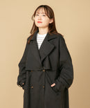 アレンジ カラー ロング トレンチコート C-FORT POINT キレイめ 大人 オシャレ