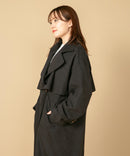 アレンジ カラー ロング トレンチコート C-FORT POINT キレイめ 大人 オシャレ