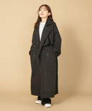 アレンジ カラー ロング トレンチコート C-FORT POINT キレイめ 大人 オシャレ