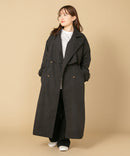 アレンジ カラー ロング トレンチコート C-FORT POINT キレイめ 大人 オシャレ