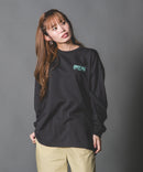 【SMILEY FACE/スマイリーフェイス】　オーバーサイズ　バックプリントロンT zo