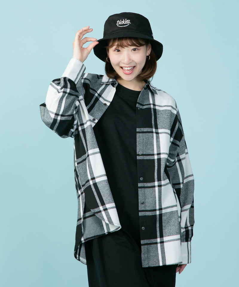 BIG チェック Tシャツ C-FORT POINT フォート ポイント レディース