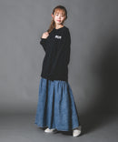 【SMILEY FACE/スマイリーフェイス】　オーバーサイズ　バックプリントロンT zo