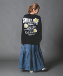 【SMILEY FACE/スマイリーフェイス】　オーバーサイズ　バックプリントロンT zo