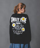 【SMILEY FACE/スマイリーフェイス】　オーバーサイズ　バックプリントロンT zo