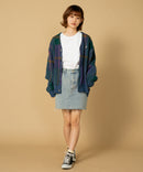 モヘアタッチ 柄 ニット カーディガン BHPC LADIES レディース BEVERLY HILLS POLO CLUB ビバリーヒルズポロクラブ