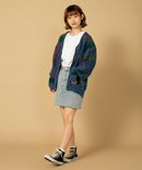 モヘアタッチ 柄 ニット カーディガン BHPC LADIES レディース BEVERLY HILLS POLO CLUB ビバリーヒルズポロクラブ