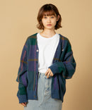 モヘアタッチ 柄 ニット カーディガン BHPC LADIES レディース BEVERLY HILLS POLO CLUB ビバリーヒルズポロクラブ