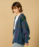 モヘアタッチ 柄 ニット カーディガン BHPC LADIES レディース BEVERLY HILLS POLO CLUB ビバリーヒルズポロクラブ