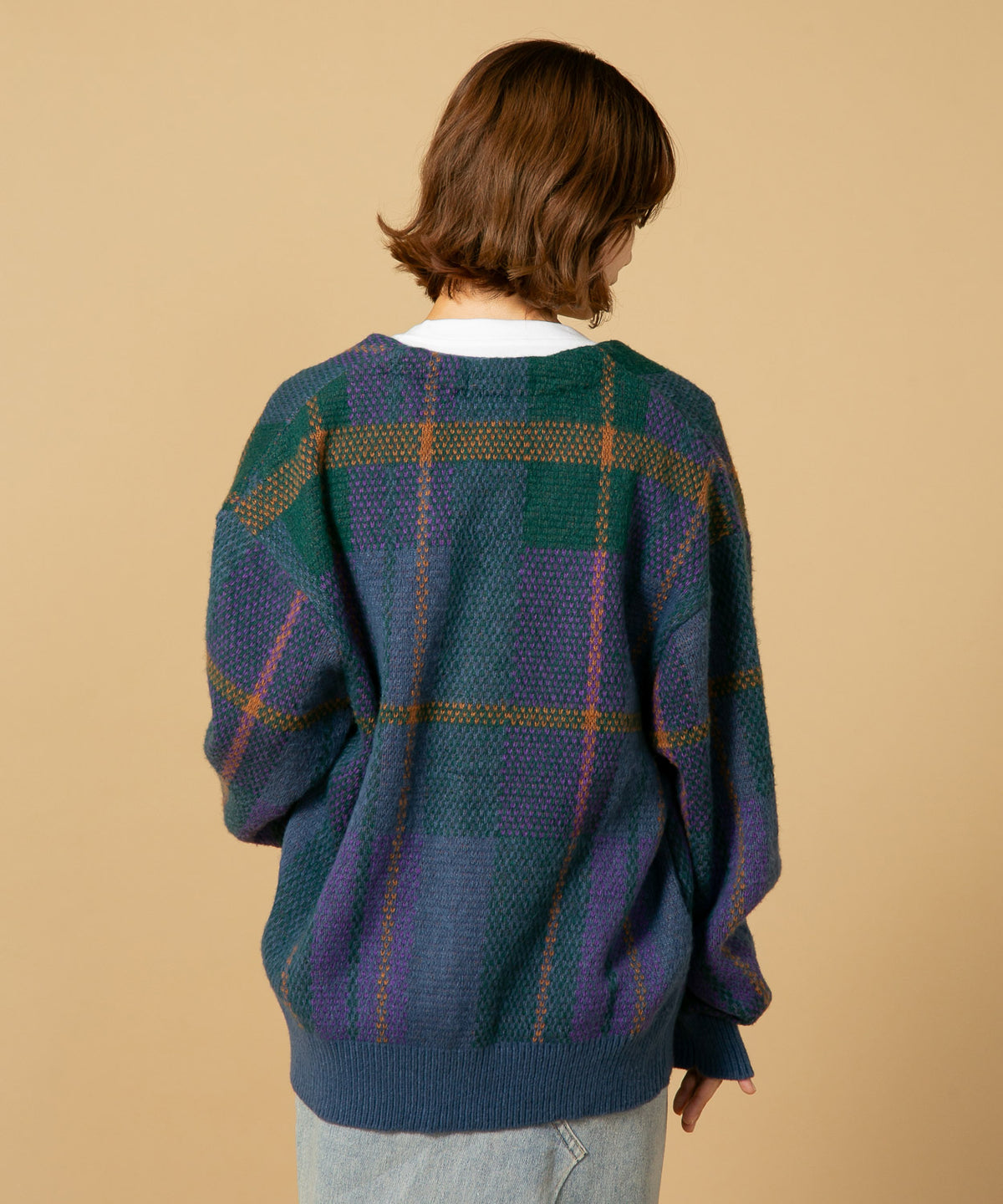 モヘアタッチ 柄 ニット カーディガン BHPC LADIES レディース BEVERLY