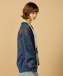 モヘアタッチ 柄 ニット カーディガン BHPC LADIES レディース BEVERLY HILLS POLO CLUB ビバリーヒルズポロクラブ