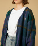 モヘアタッチ 柄 ニット カーディガン BHPC LADIES レディース BEVERLY HILLS POLO CLUB ビバリーヒルズポロクラブ