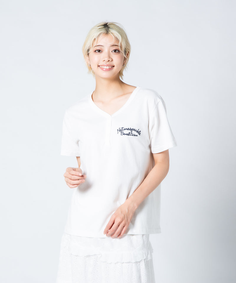 【UNDER WRAPS/アンダーラップス】ヘンリーネックTシャツ zo