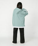 フェイクレイヤード 袖プリント ビッグシルエット 裏毛 フーディー プルオーバー パーカー KANGOL カンゴール