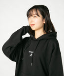 フェイクレイヤード 袖プリント ビッグシルエット 裏毛 フーディー プルオーバー パーカー KANGOL カンゴール