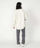 【BLUE STANDARD/ブルースタンダード】 フェイクスエード 無地 切り替えシャツ Tシャツ 2点セット zo