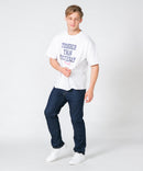あしあと 肉球 もこもこ ビッグT 接触冷感 COOL BLUE STANDARD ❘ジーンズメイト公式オンラインショップ