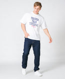 あしあと 肉球 もこもこ ビッグT 接触冷感 COOL BLUE STANDARD ❘ジーンズメイト公式オンラインショップ