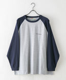 【オンラインショップ限定】ラグラン ロンT シャツ WALKING DONUT un OUTDOOR EXCHANGE アウトドアエクスチェンジ ❘ジーンズメイト公式オンラインショップ