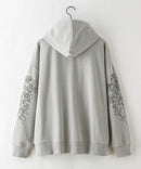 【brknhome/ブロークンホーム】袖 ボタニカル プリント プルオーバー パーカー un BRKNHOME ブロークンホーム ❘ジーンズメイト公式オンラインショップ