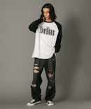 【brknhome/ブロークンホーム】グラフィック ロゴ ラグラン Tシャツ un BRKNHOME ブロークンホーム ❘ジーンズメイト公式オンラインショップ