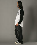 【brknhome/ブロークンホーム】グラフィック ロゴ ラグラン Tシャツ un BRKNHOME ブロークンホーム ❘ジーンズメイト公式オンラインショップ