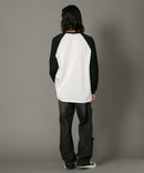 【brknhome/ブロークンホーム】グラフィック ロゴ ラグラン Tシャツ un BRKNHOME ブロークンホーム ❘ジーンズメイト公式オンラインショップ