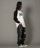 【brknhome/ブロークンホーム】グラフィック ロゴ ラグラン Tシャツ un BRKNHOME ブロークンホーム ❘ジーンズメイト公式オンラインショップ