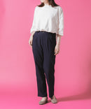 ストレート パンツ レディース C-FORT POINT 美脚 快適 伸縮 カジュアル オフィス