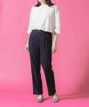 ストレート パンツ レディース C-FORT POINT 美脚 快適 伸縮 カジュアル オフィス