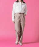 ストレート パンツ レディース C-FORT POINT 美脚 快適 伸縮 カジュアル オフィス