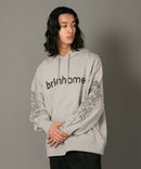 【brknhome/ブロークンホーム】袖 ボタニカル プリント プルオーバー パーカー un BRKNHOME ブロークンホーム ❘ジーンズメイト公式オンラインショップ