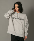 【brknhome/ブロークンホーム】袖 ボタニカル プリント プルオーバー パーカー un BRKNHOME ブロークンホーム ❘ジーンズメイト公式オンラインショップ