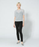 ニット デニム レギンス レディース C-FORT POINT ピタっと パンツ