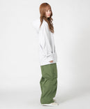 フェイクレイヤード 袖プリント ビッグシルエット 裏毛 フーディー プルオーバー パーカー KANGOL カンゴール