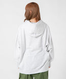 フェイクレイヤード 袖プリント ビッグシルエット 裏毛 フーディー プルオーバー パーカー KANGOL カンゴール