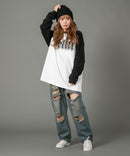 【brknhome/ブロークンホーム】グラフィック ロゴ ラグラン Tシャツ un BRKNHOME ブロークンホーム ❘ジーンズメイト公式オンラインショップ