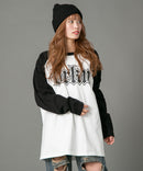 【brknhome/ブロークンホーム】グラフィック ロゴ ラグラン Tシャツ un BRKNHOME ブロークンホーム ❘ジーンズメイト公式オンラインショップ